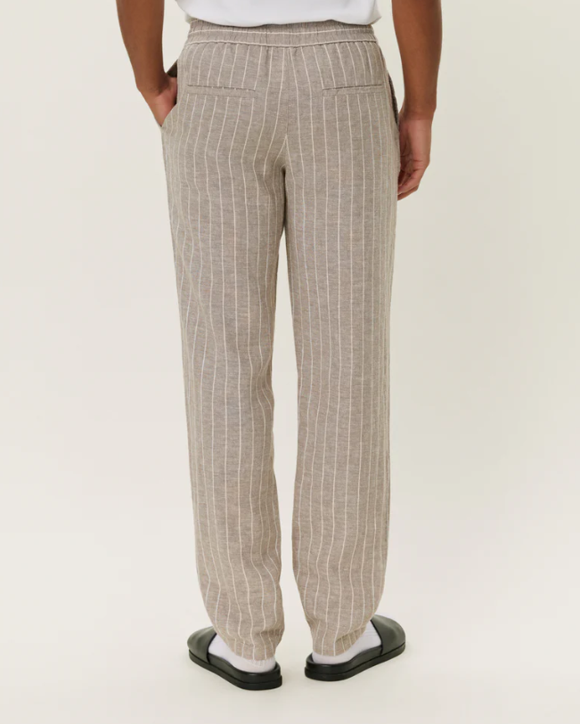 PATRICK STRIPED LINEN PANTS