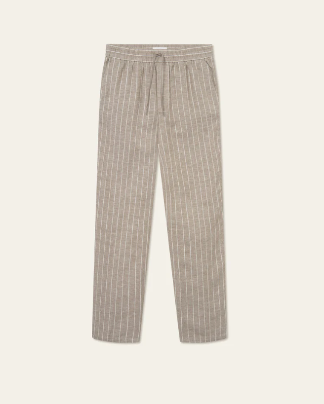 PATRICK STRIPED LINEN PANTS