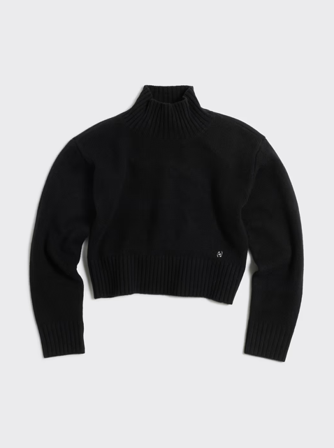 W.WOOL CROPPED TURTLENECK PS25