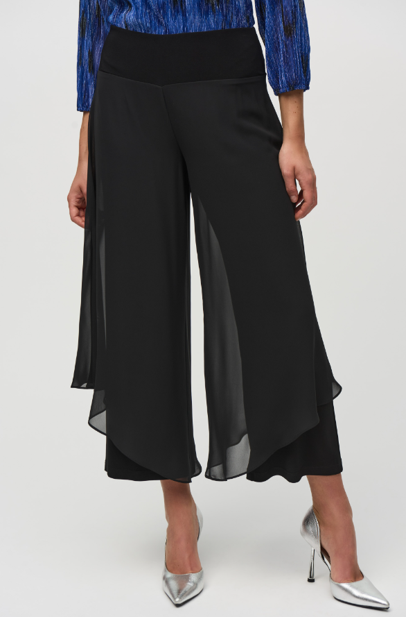 Chiffon and Silky wide leg pants