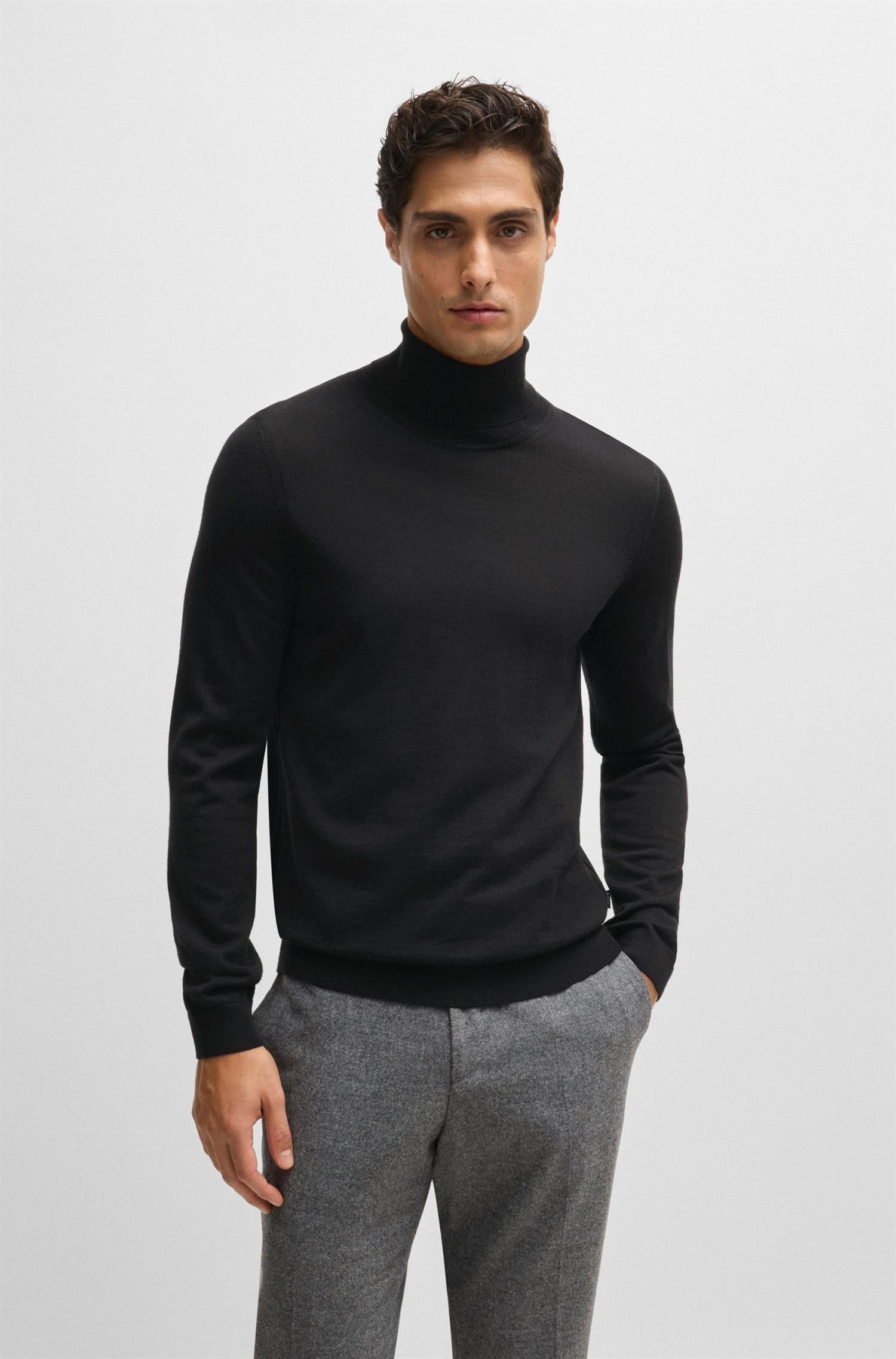 MUSSO P ROLLNECK SWEATER IN VIRGIN WOOL