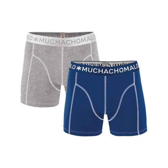 2PK SOLID BOXER SHORTS