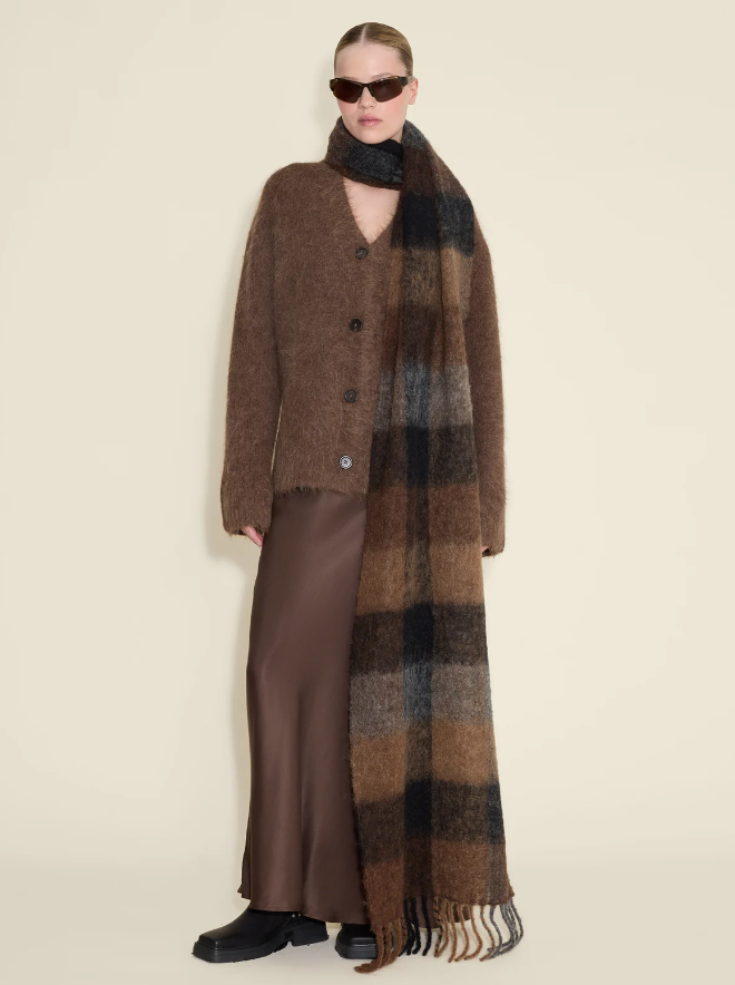 FRESIA  BROWN CHECK AW24