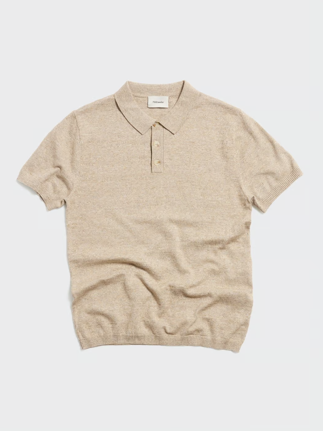 HENRIK COTTON SAND MIX PIQUET