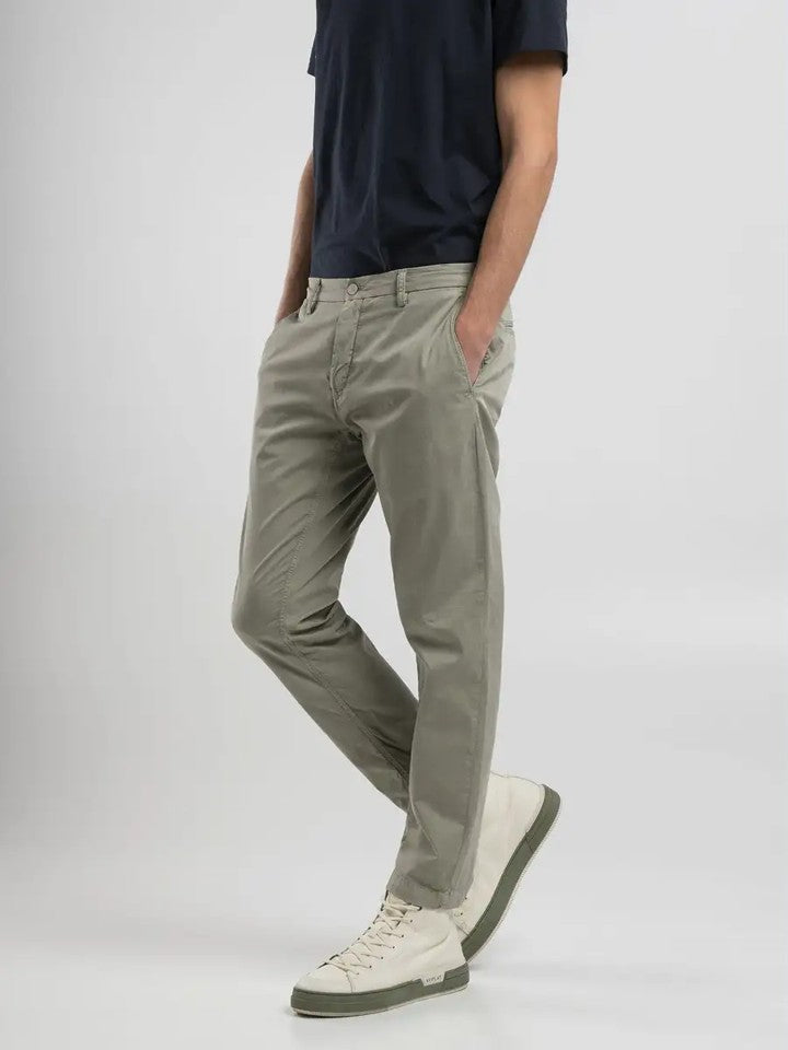 BENNI X-LITE CHINOS 406 LIGHT SAGE GREEN