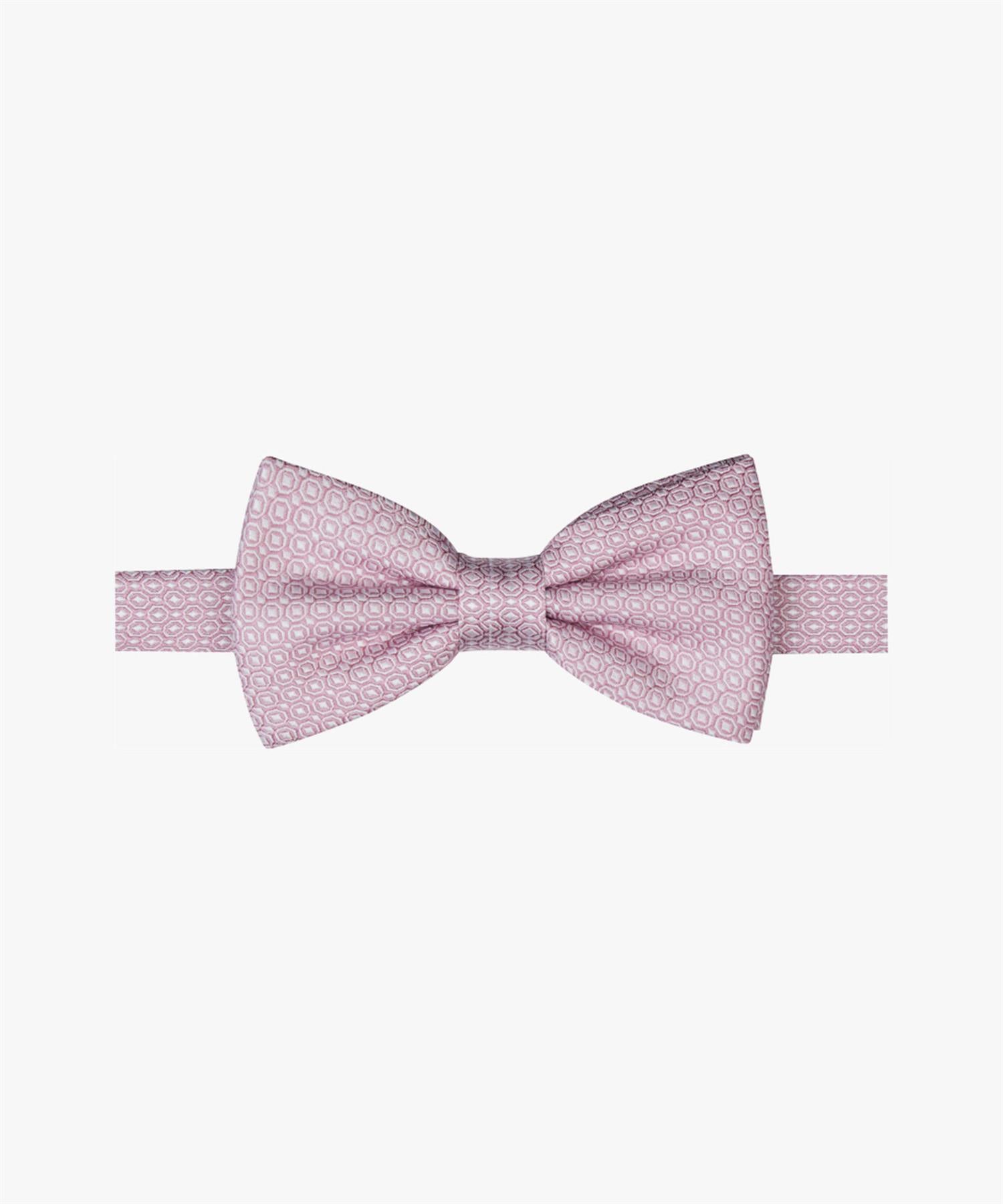 BOWTIE SILK GRAPHIC PRINT PINK SS24