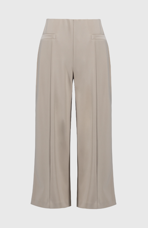 Silky knit Culotte Pull-On Pants