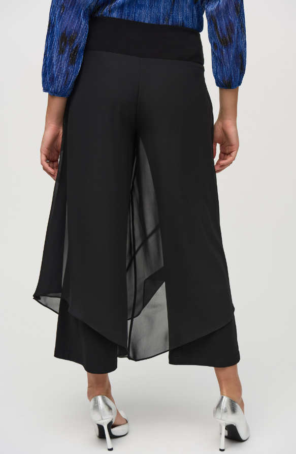 Chiffon and Silky wide leg pants