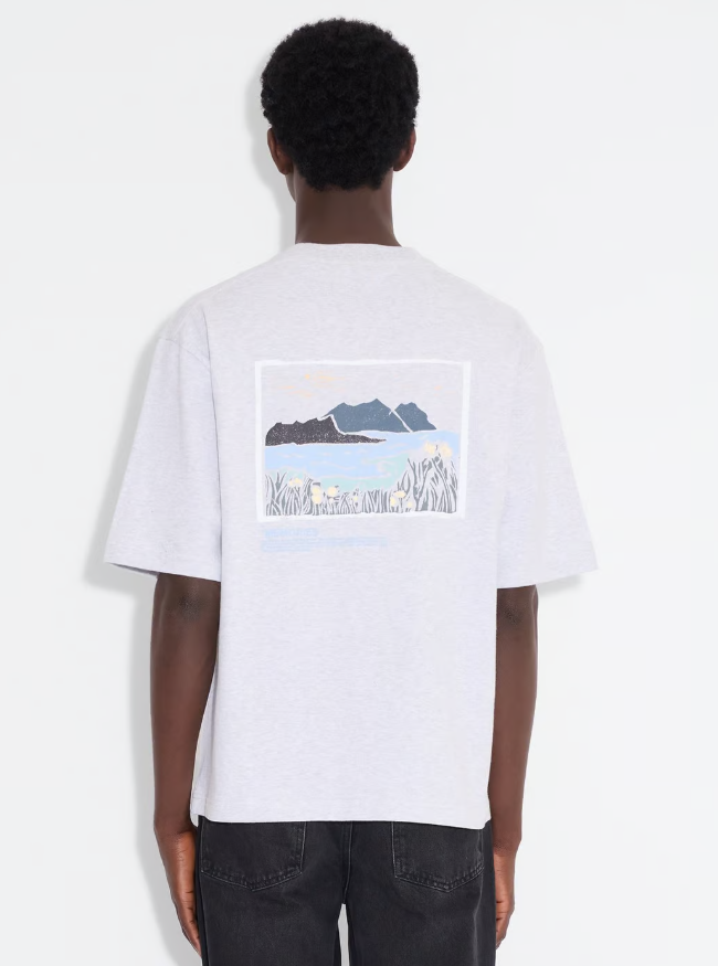 RANGER NATIONAL LT GREY MIX TEE SS25