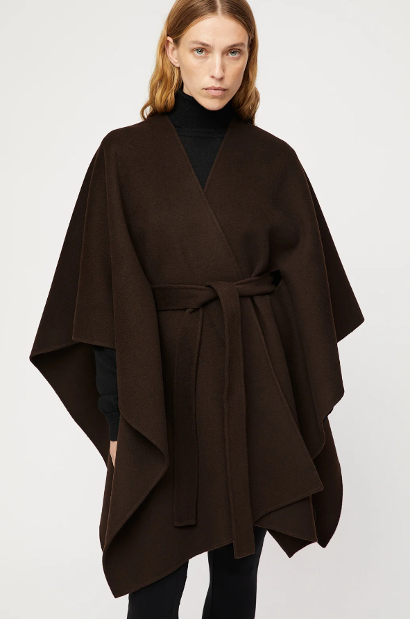 BELTED DOUBLE PONCHO