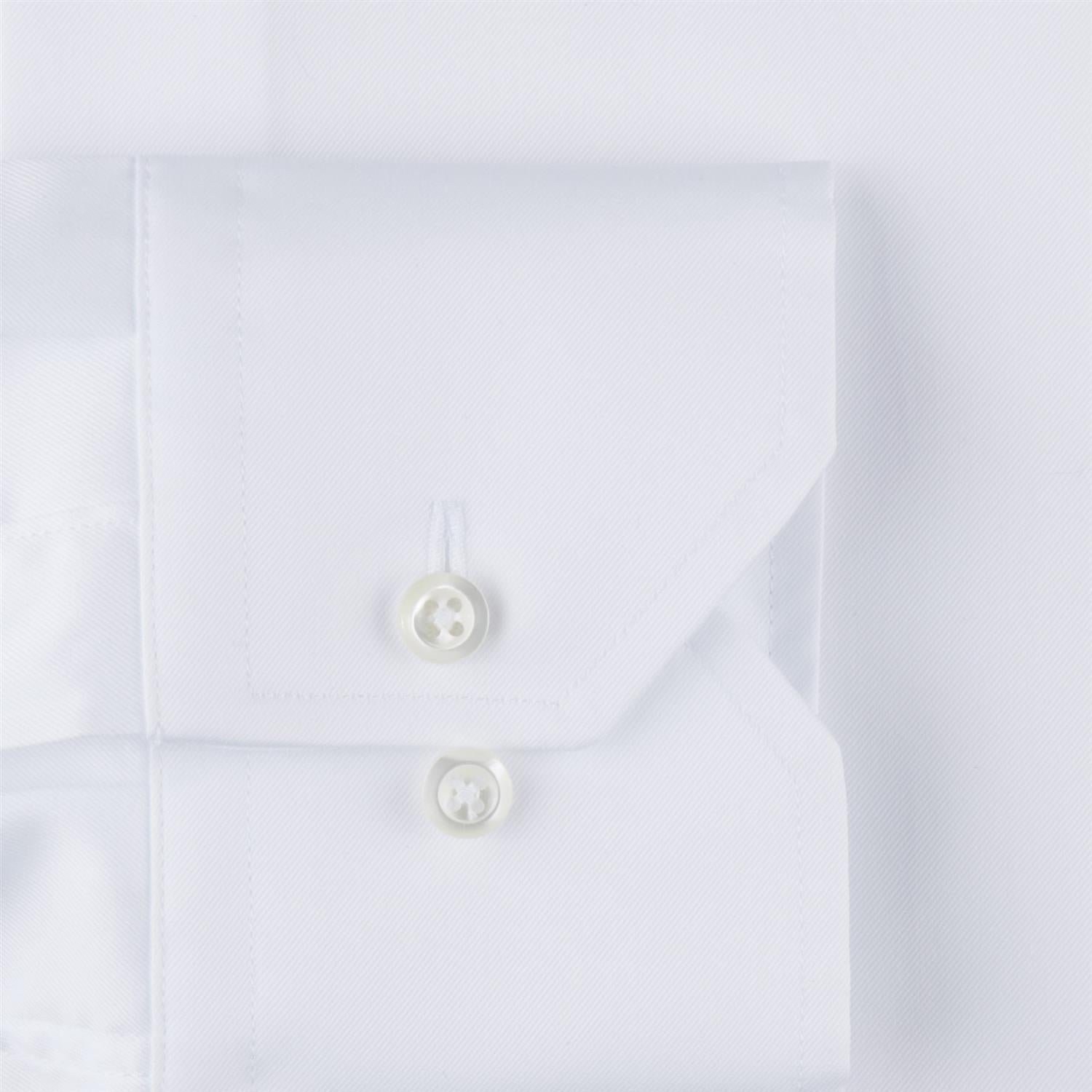 WHITE TWILL SHIRT XL-SLEEVES SLIMLINE