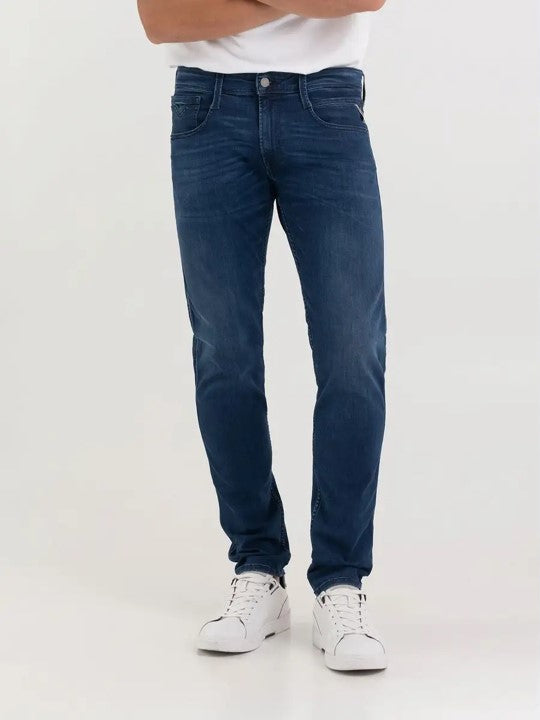 ANBASS SLIMFIT JEANS 783 MID BLUE