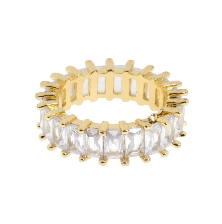 Julia - Crystal Band Ring