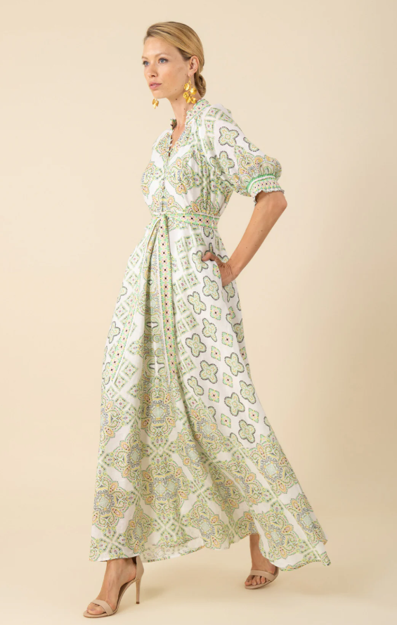 NAYA MAXI DRESS LIME