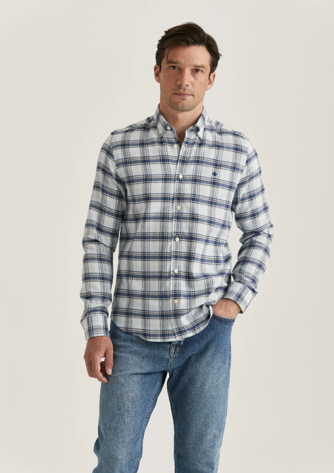 Soft Check Flannel-Slim Fit AW24