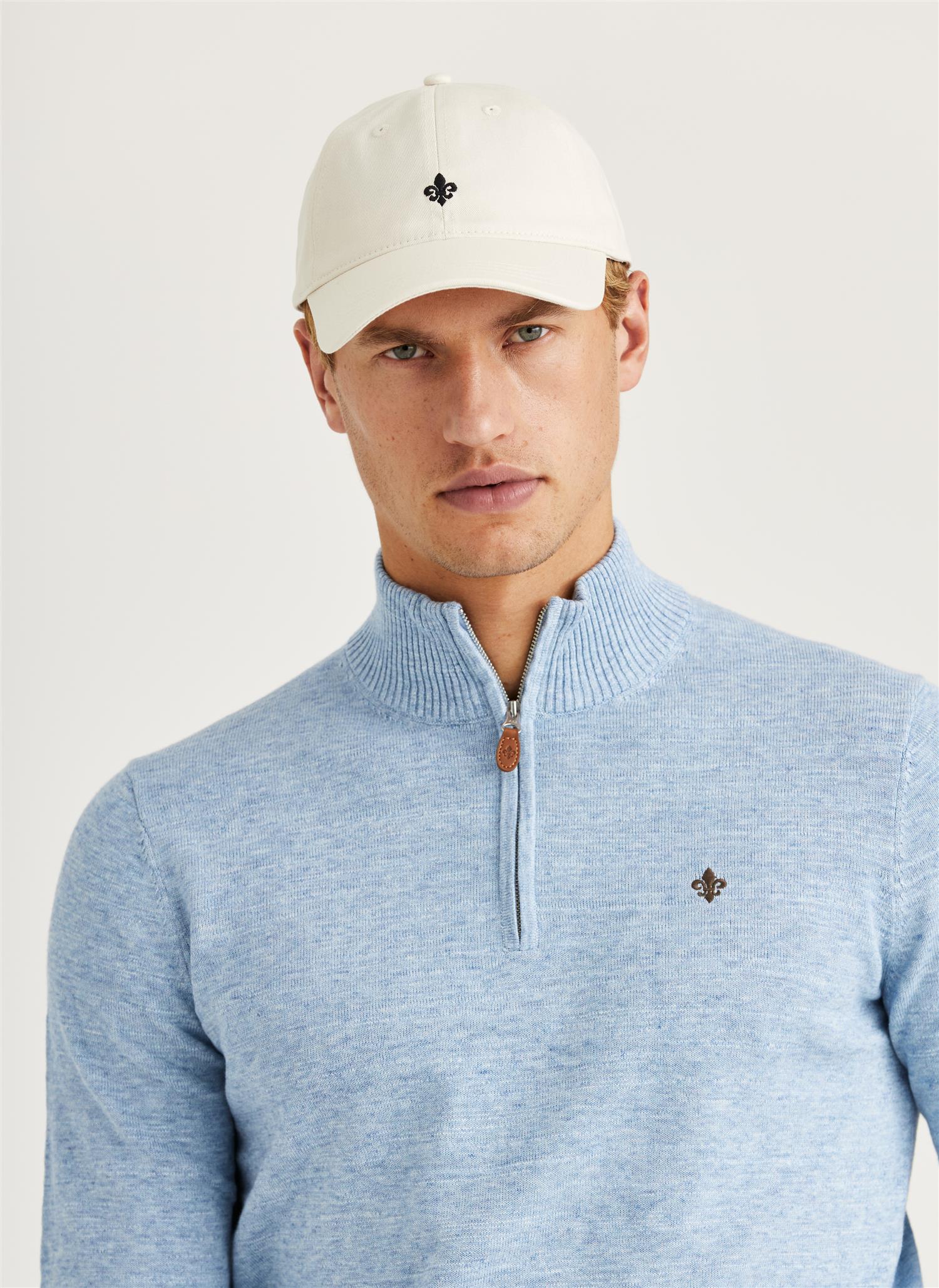 RANDALL HALF ZIP LIGHT BLUE