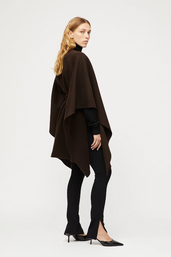 BELTED DOUBLE PONCHO