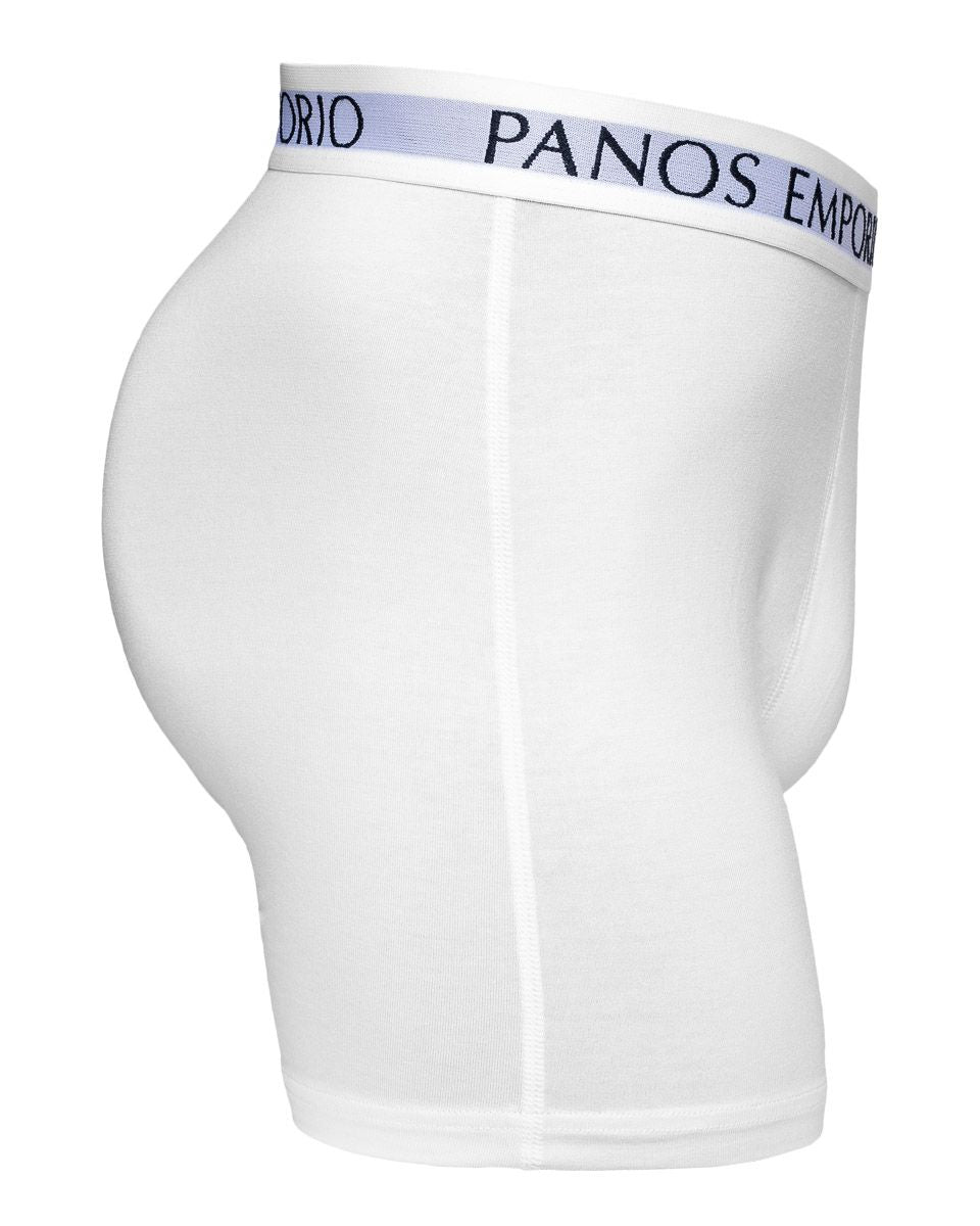 3PK BASE BAMBOO BOXER WHITE