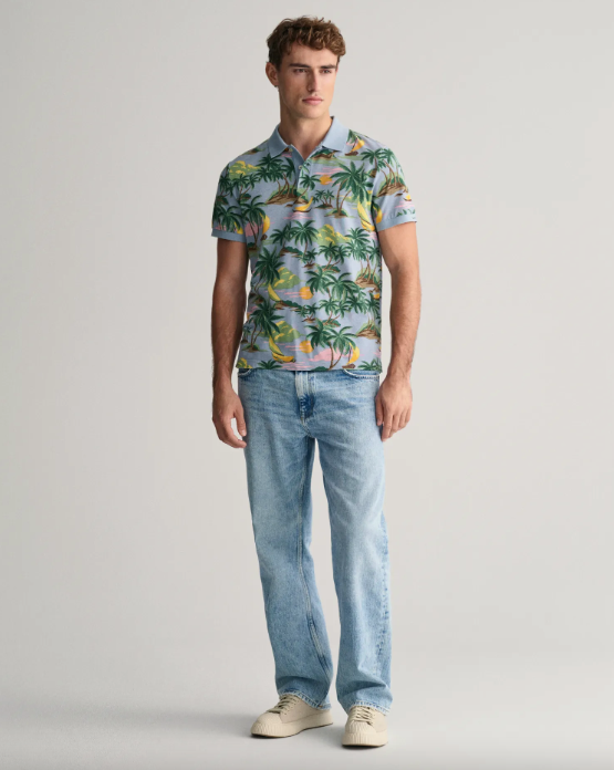 HAWAII PRINT SS POLO