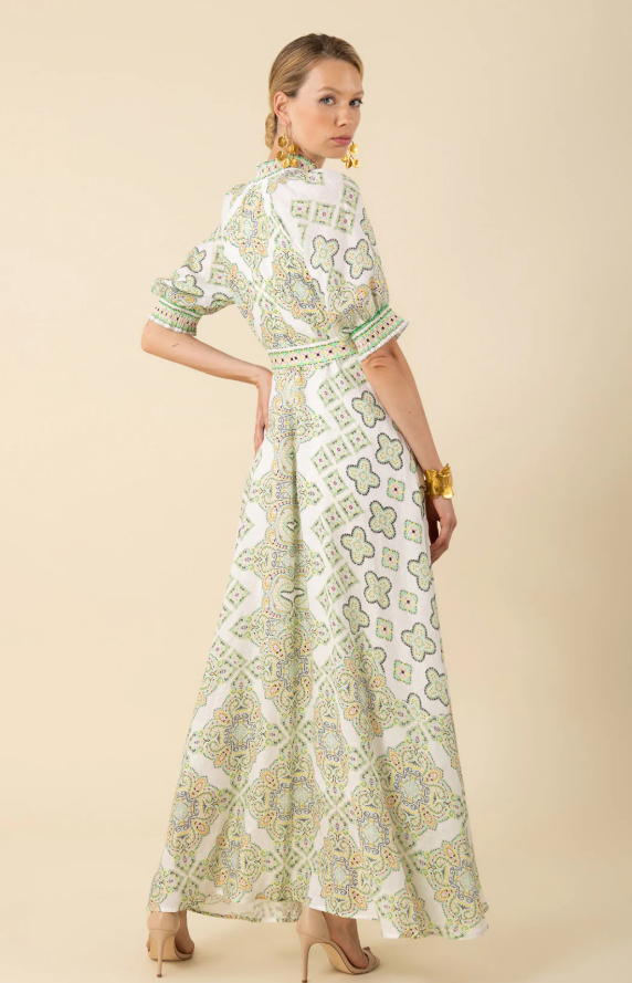 NAYA MAXI DRESS LIME