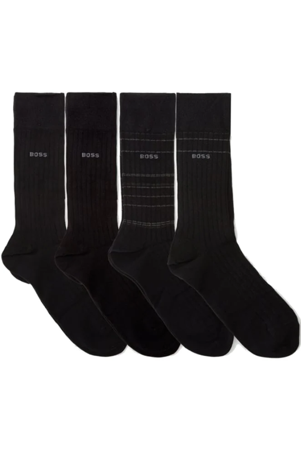 4 PACK GIFT SET RIB SOCK