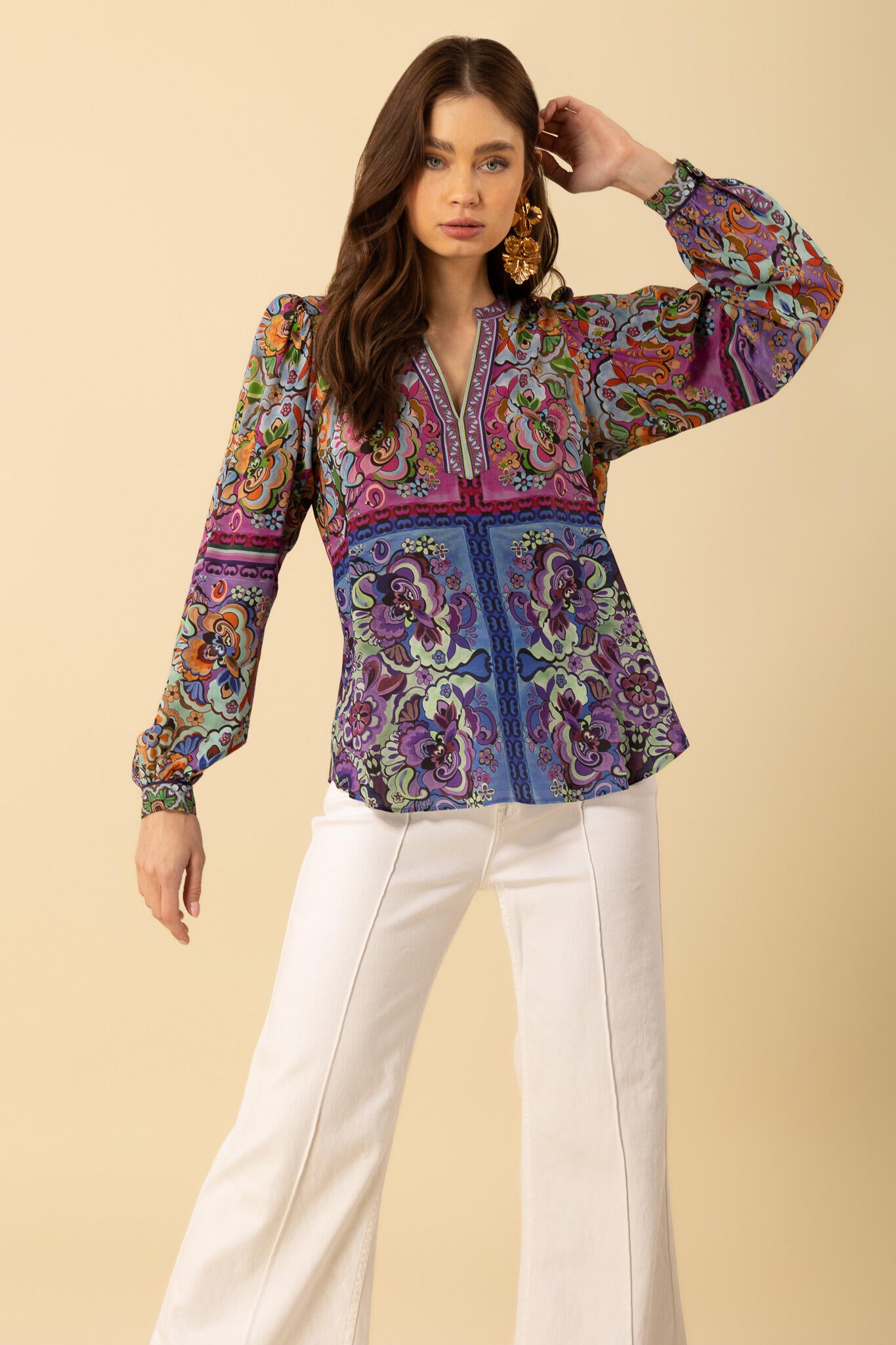 MIRA SILK BLOUSE