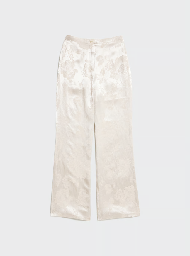 LUKA JACQUARD TROUSER-SAND