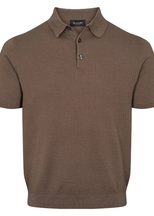 RETRO POLO 5445 CINNAMON BROWN