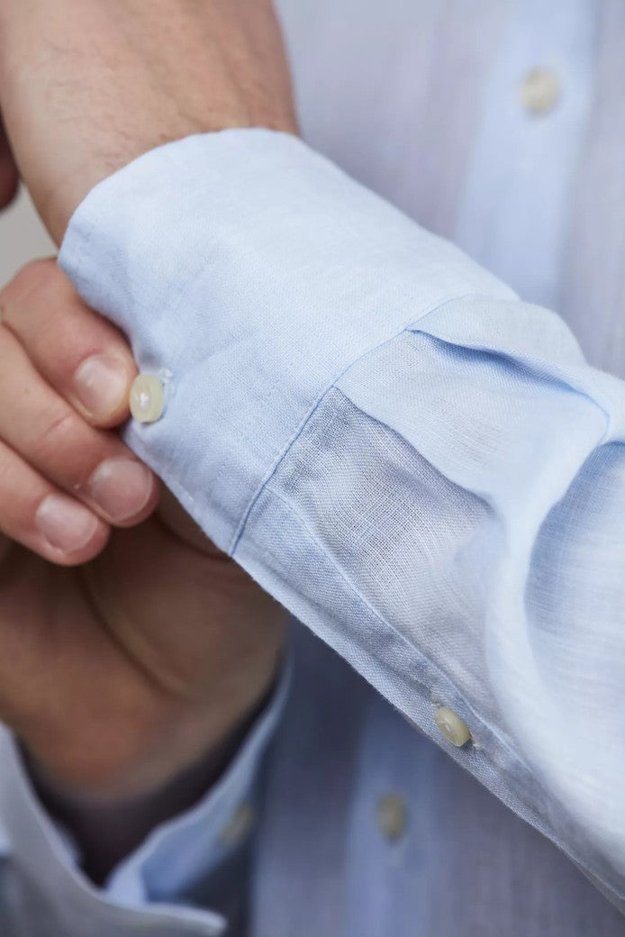 CLASSIC LINEN SHIRT LIGHT BLUE