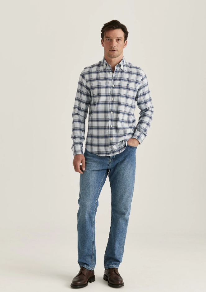 Soft Check Flannel-Slim Fit AW24