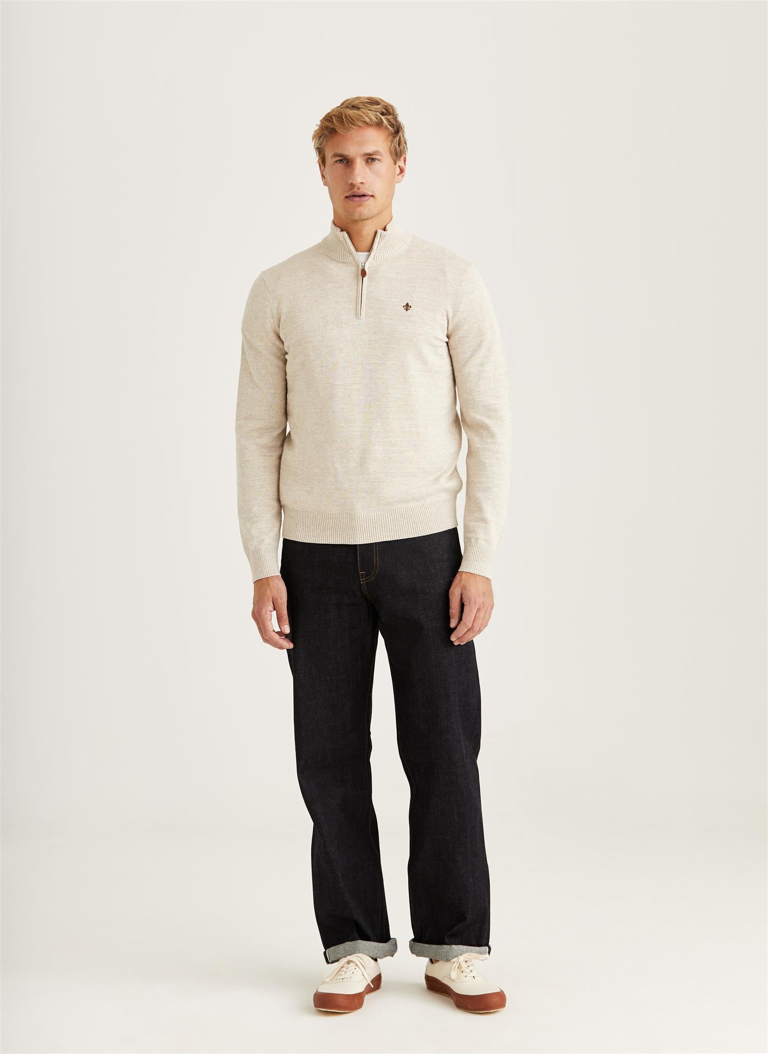 RANDALL HALF ZIP KHAKI