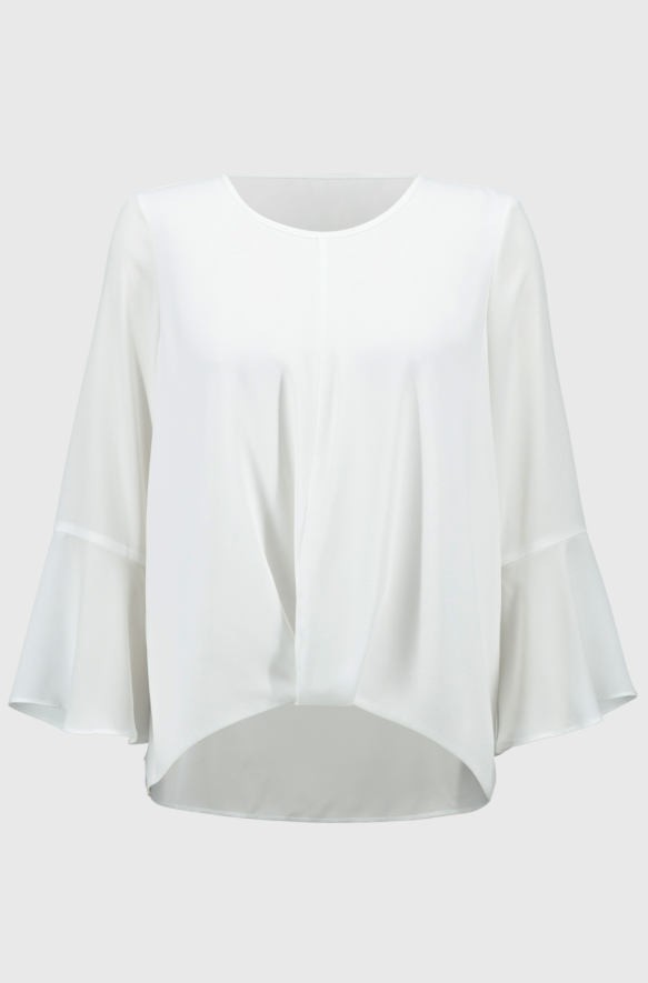 Georgette High-Low Boxy Top