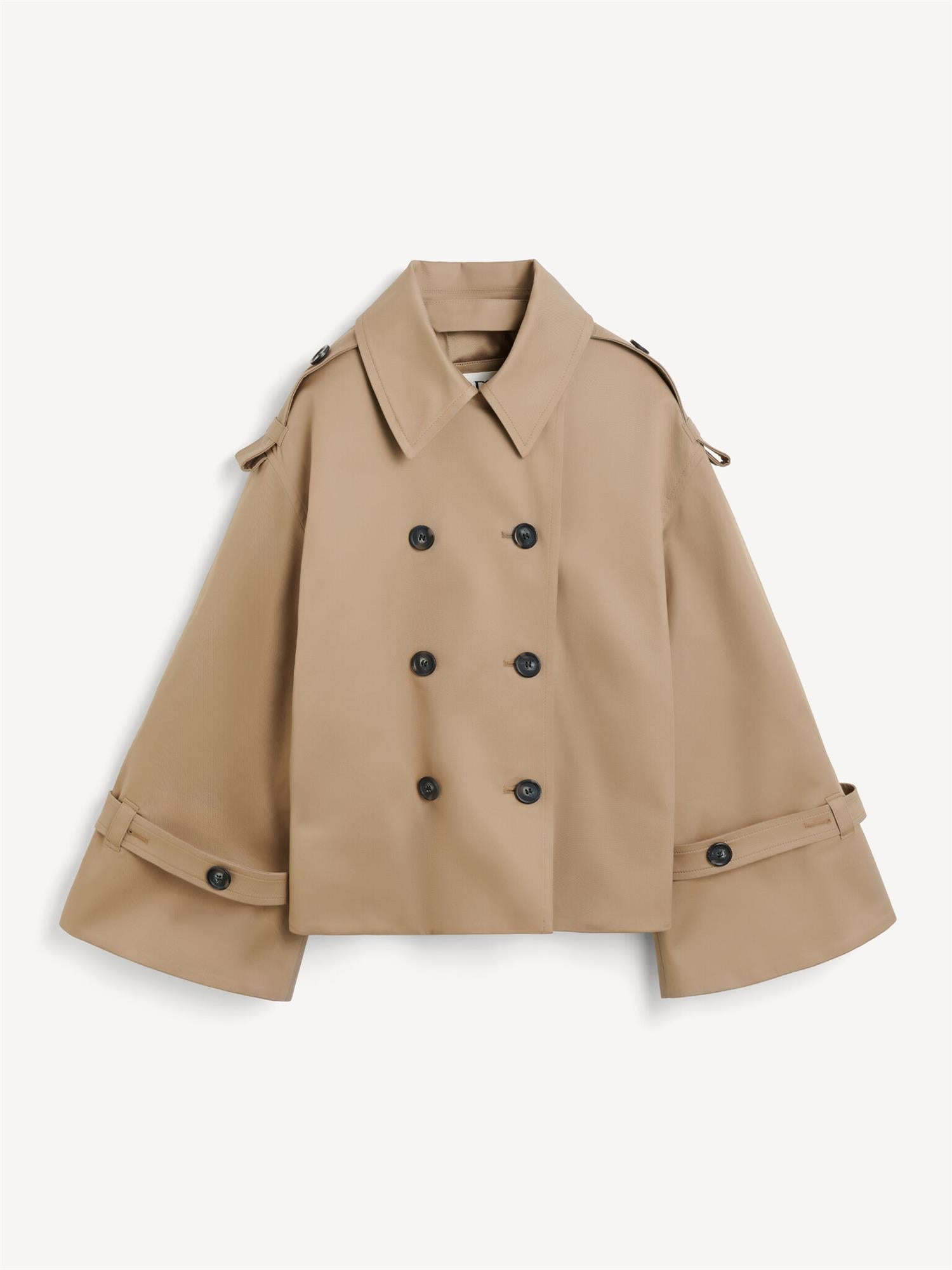 ALISANDRA TRENCH JACKET FOSIL