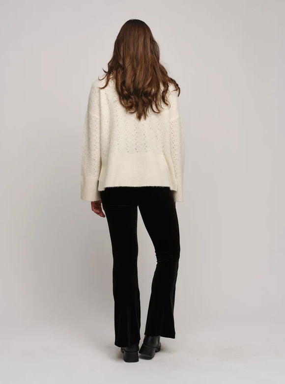 SARA WOOL SWEATER CREAM