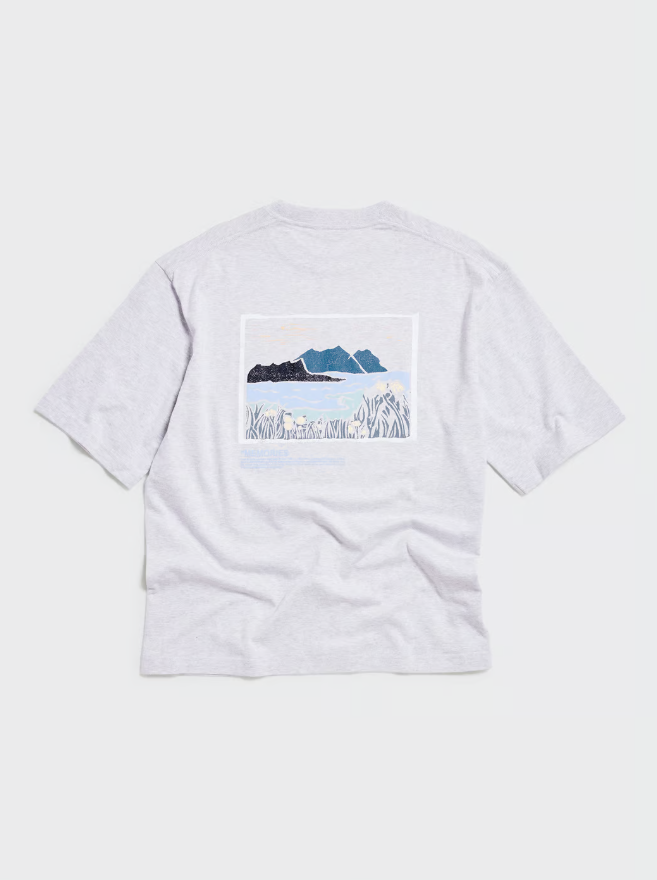 RANGER NATIONAL LT GREY MIX TEE SS25