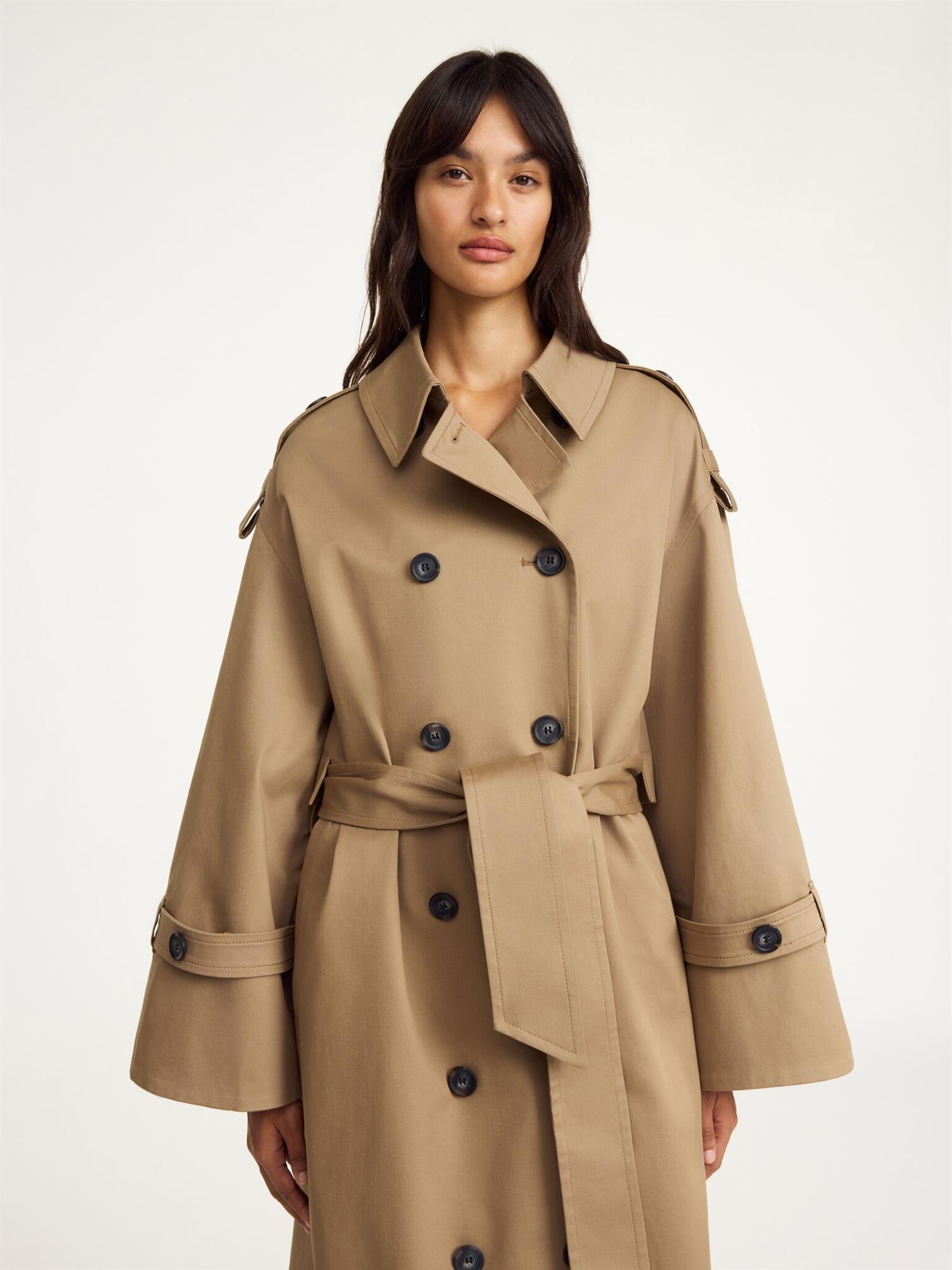 ALAYA TRENCH COAT FOSIL