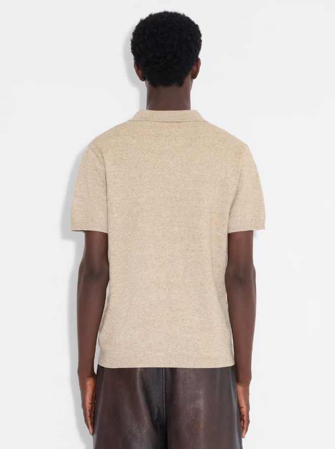 HENRIK COTTON SAND MIX PIQUET