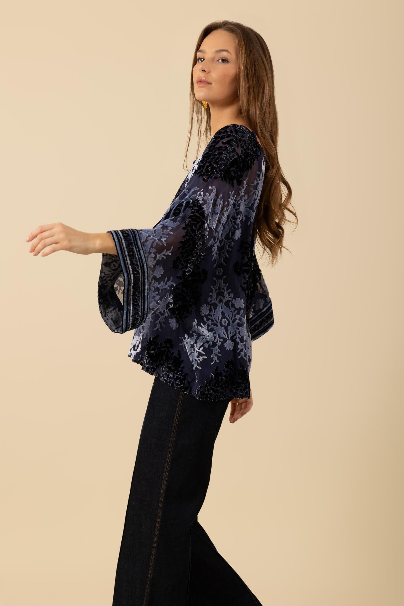 BRIAR SILK/VISC BLOUSE