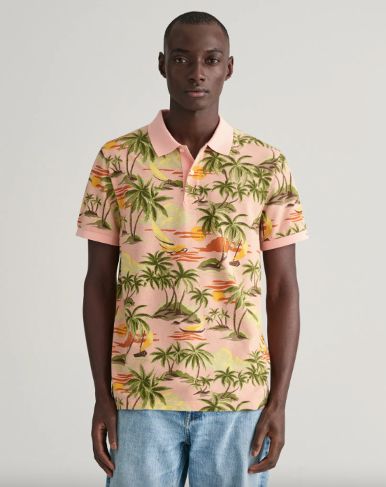 HAWAII PRINT SS POLO