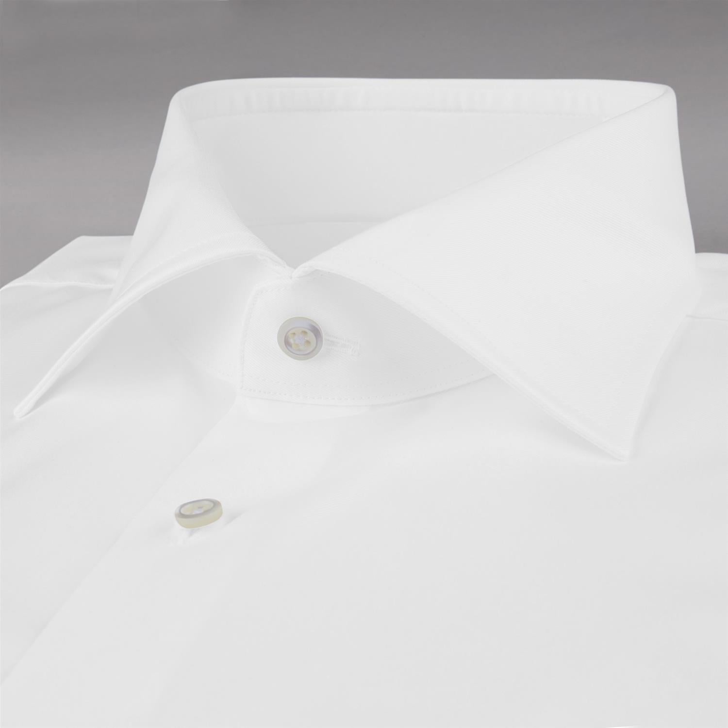 WHITE SHIRT FRENCH CUFFS FITTED BODY