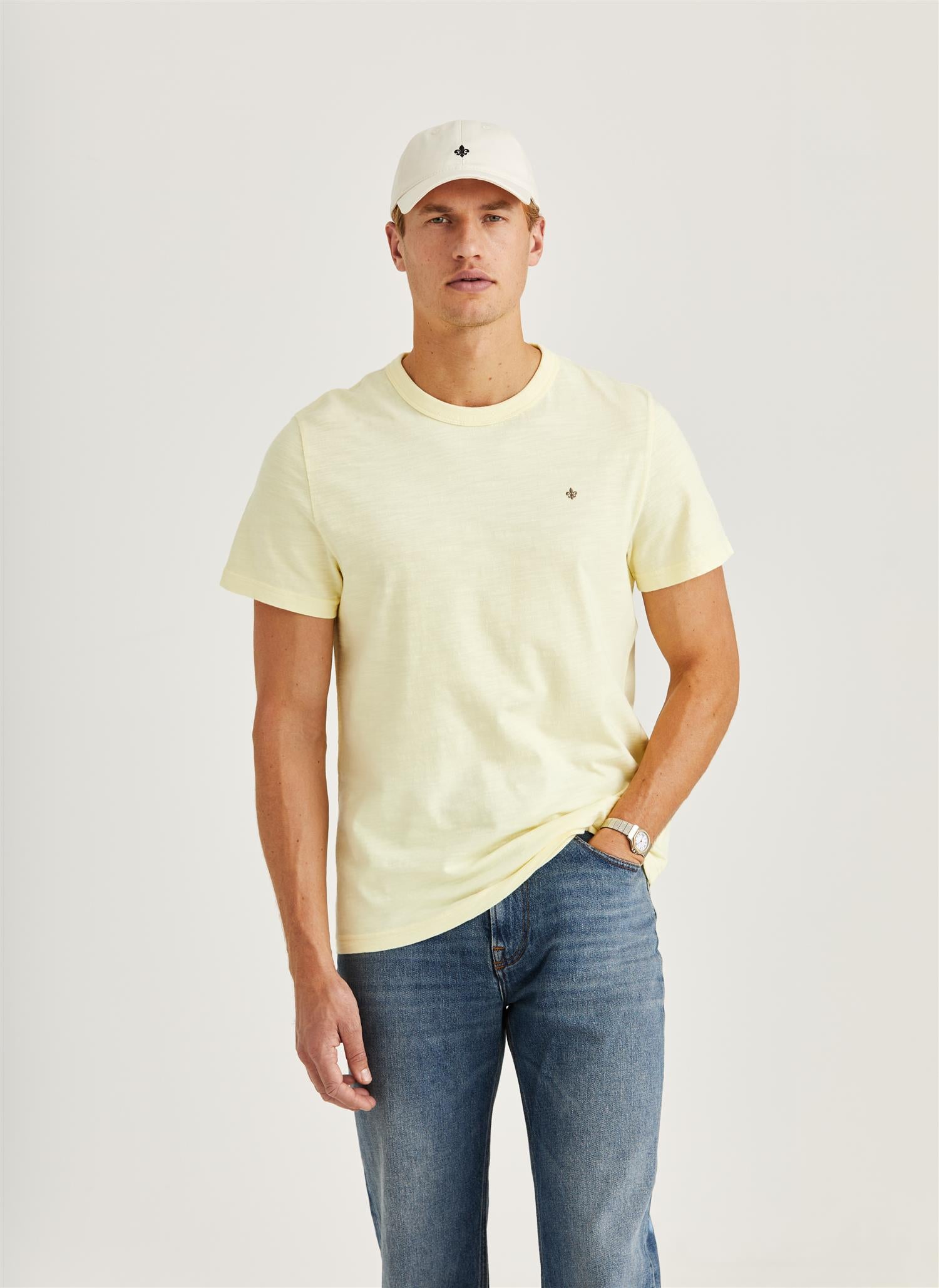 WATSON SLUB TEE YELLOW