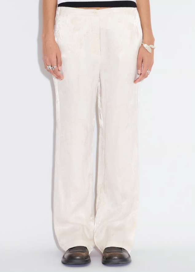 LUKA JACQUARD TROUSER-SAND