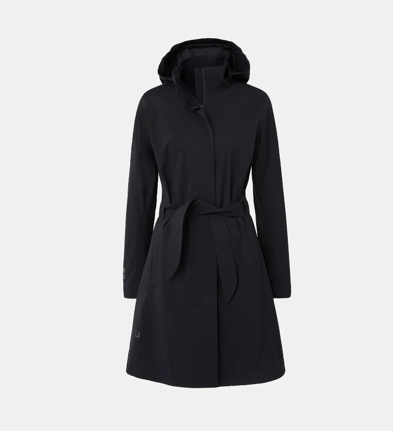 W ELEKTRA COAT BLACK STORM