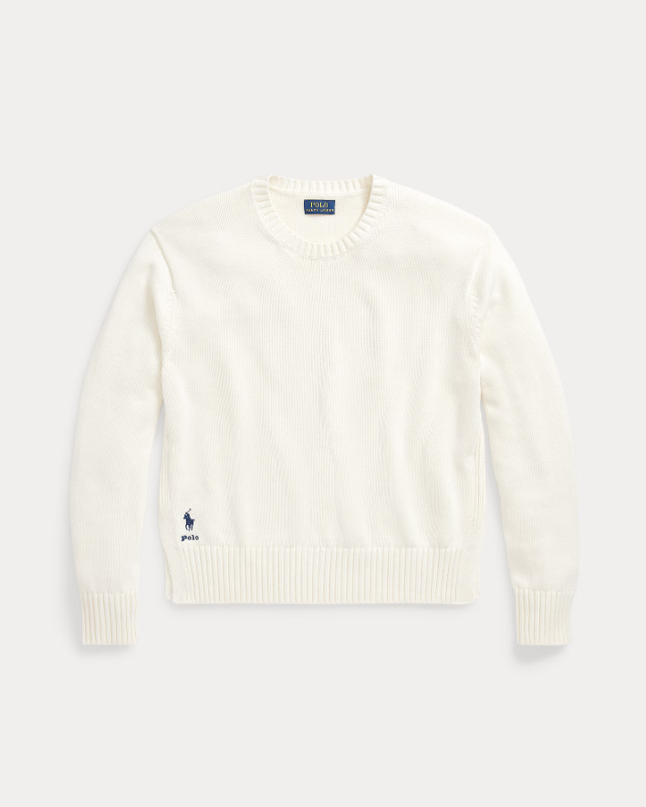 COTTON CREWNECK JUMPER