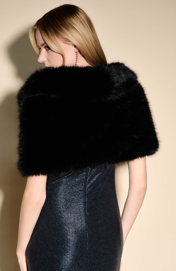 Faux Fur Cape