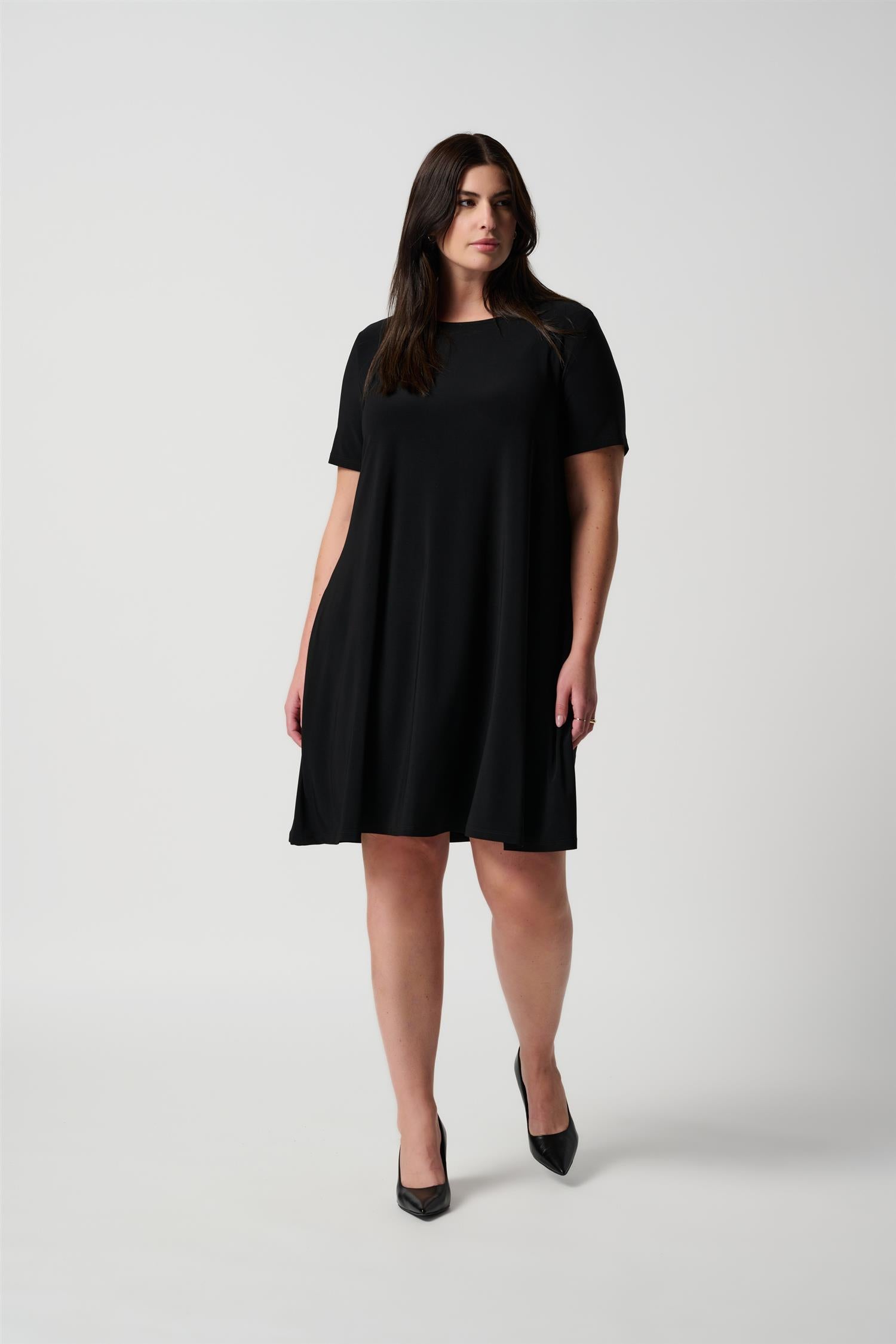 Classic A-line Dress - Sort