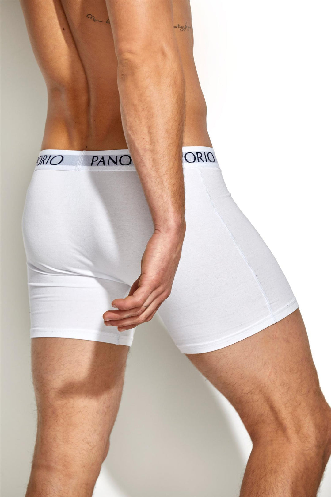 3PK BASE BAMBOO BOXER WHITE