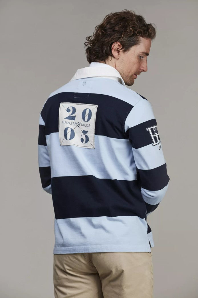 YD STRIPE RUGGER NAVY