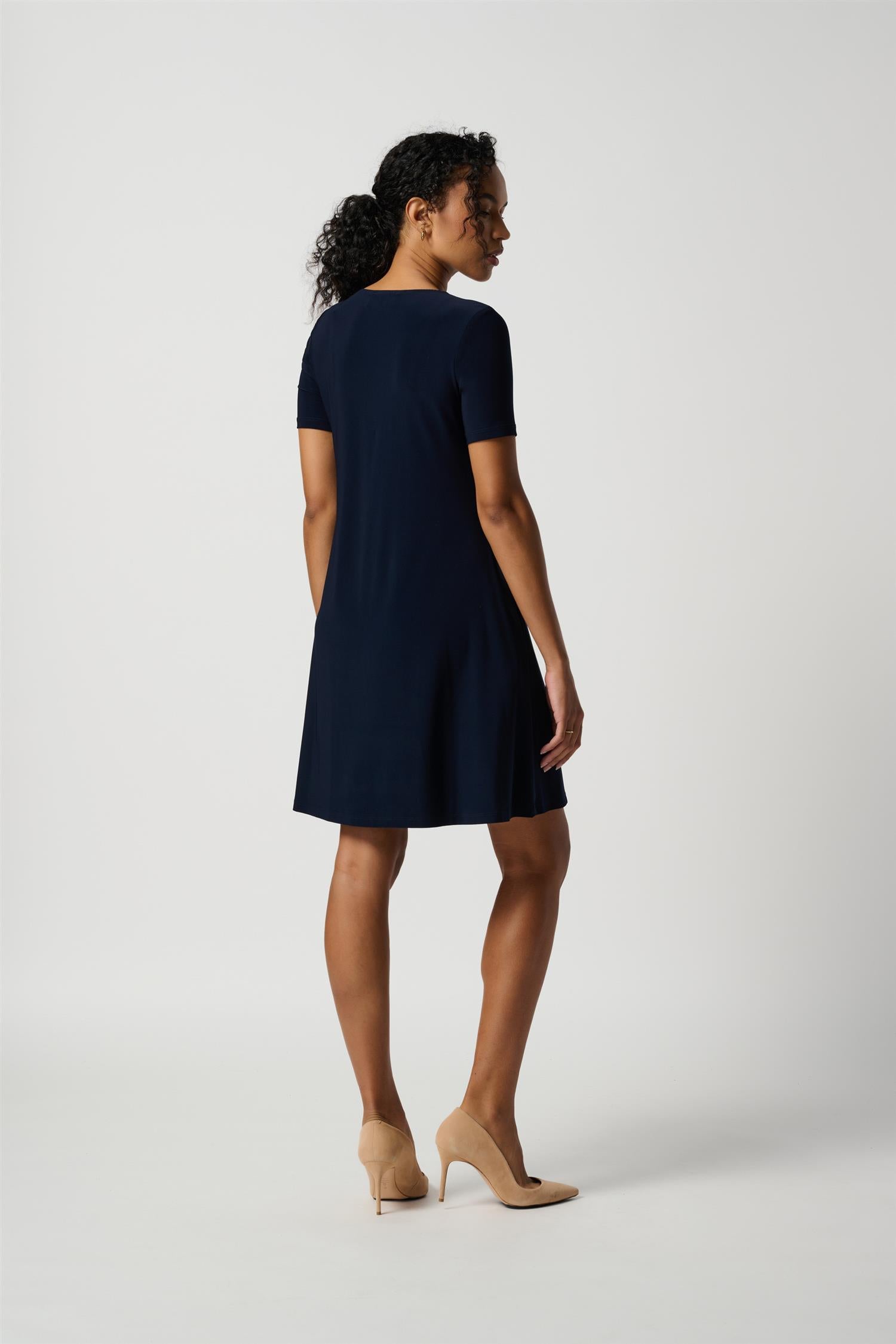 Classic A-line Dress - Marine