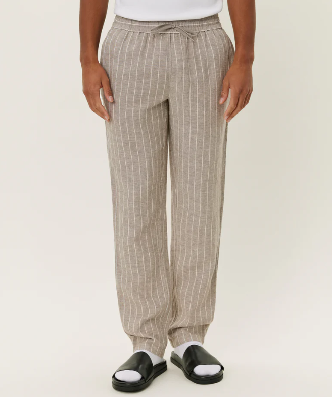 PATRICK STRIPED LINEN PANTS